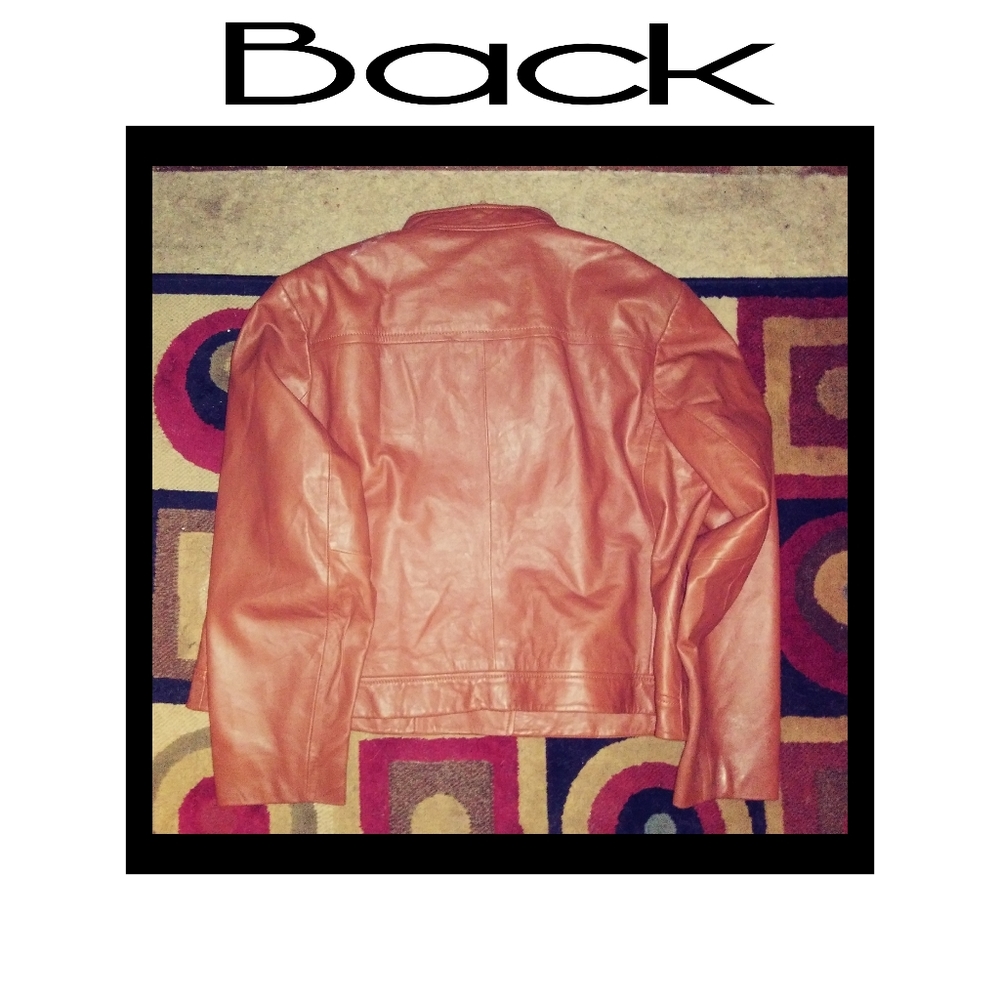 NWT MICHEAL KORS CROPPED LEATHER JACKET